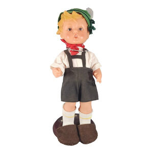 M.J. Hummel 11" Vinyl Goebel Hummel Little Boy Doll w/Stand